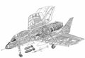 Vought F7U Cutlass cutaway A4 Photo Print