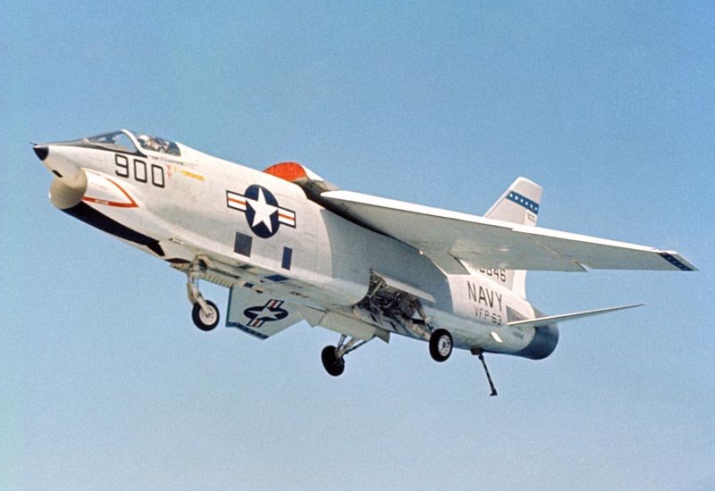 Vought F8 Crusader 2 A4 Photo Print