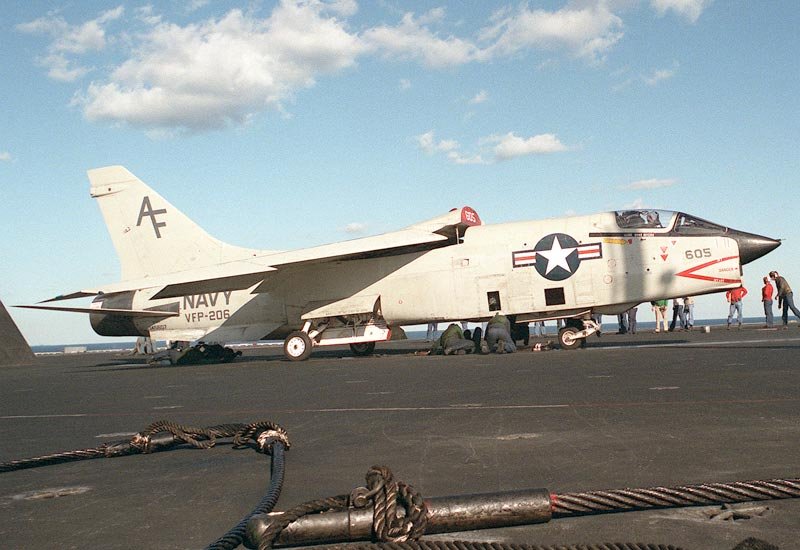 Vought F8 Crusader 7 A4 Photo Print