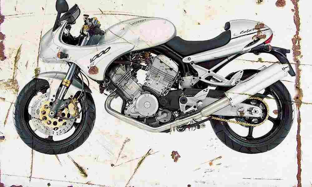 Voxan CafeRacer1000 2001 Aged Vintage A4 Photo Print
