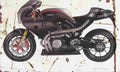 Voxan Charade 2006 Aged Vintage A4 Photo Print