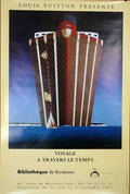 VoyageBiblioteque Vintage Advert A4 Photo Print