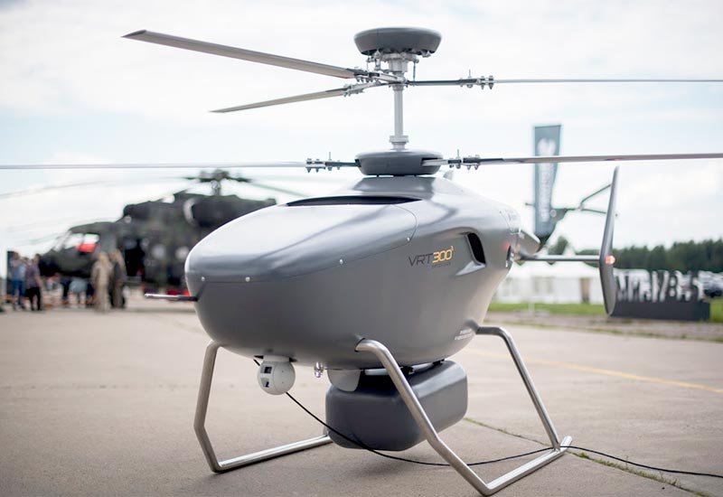 Vr Technologies Vrt300 Unmanned Helicopter System Russia A4 Photo Print