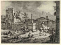 Vue De Saint Andeol Lle Chateau 1774 Vintage A4 Photo Print