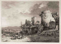 Vue Du Tombeau De Cecilia Metella Pres De Rome 1780 Vintage A4 Photo Print