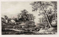 Vue Prisea Ambronay Ain 1796 Vintage A4 Photo Print