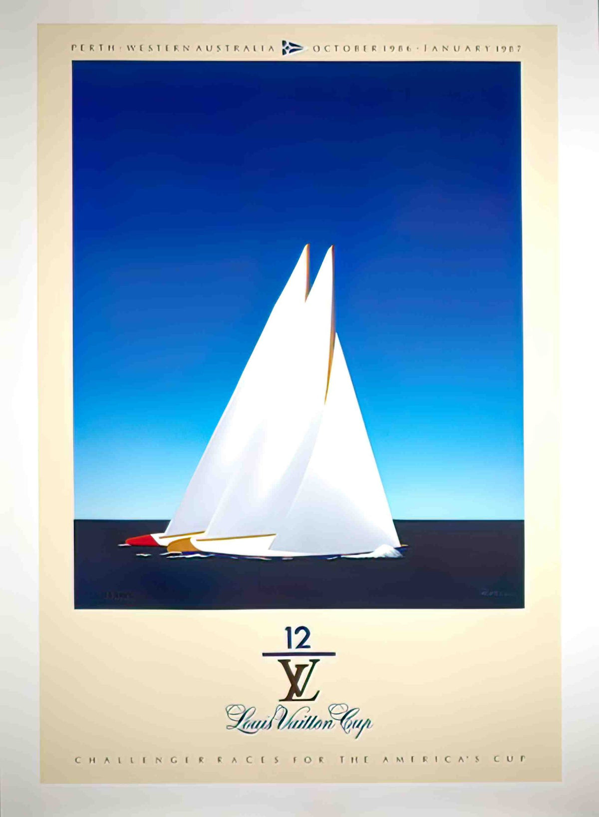 Vuittoncup1987 Advert A4 Photo Print