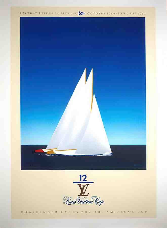 Vuittoncup1987 Vintage Advert A4 Photo Print