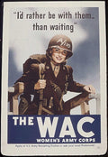 Wac Woman Rifle Vintage Retro Advert Poster A4 Photo Print