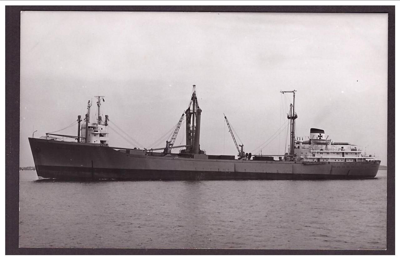 Wachtfels Hansa Line Built 1962 Steam ship A4 Photo Print