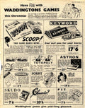 Waddington Games Box 1950s Vintage Retro Advert Poster