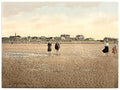 Wading on the beach Busum Schleswig Holstein Vintage A4 Photo Print