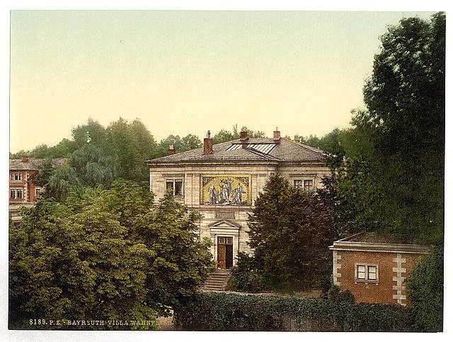 Wagners house Bayreuth Bavaria Vintage A4 Photo Print