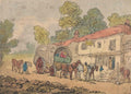 Wagon Inn Kinghead GB Cartoon Vintage Retro Advert Poster