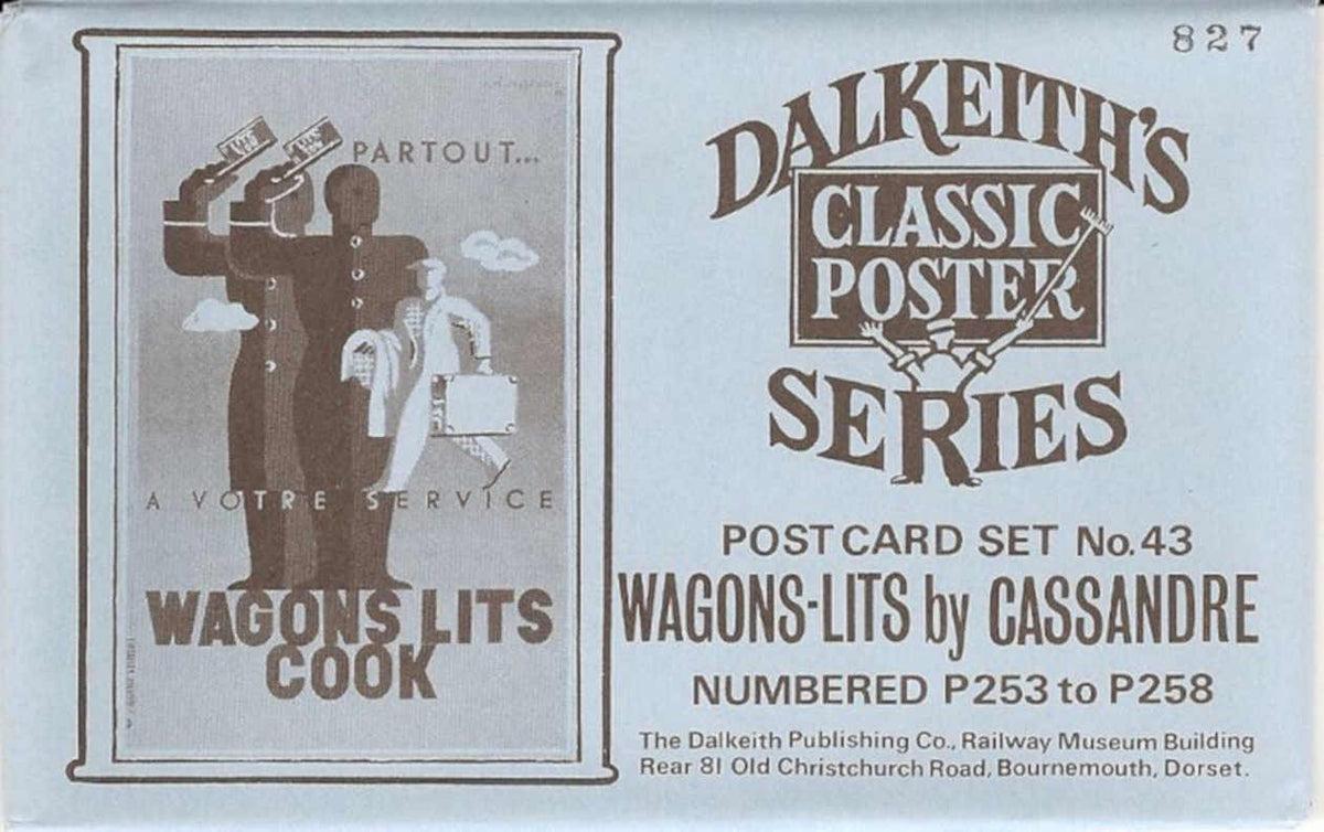 Wagons Lits Postcard Vintage Retro Advert Poster A4 Photo Print