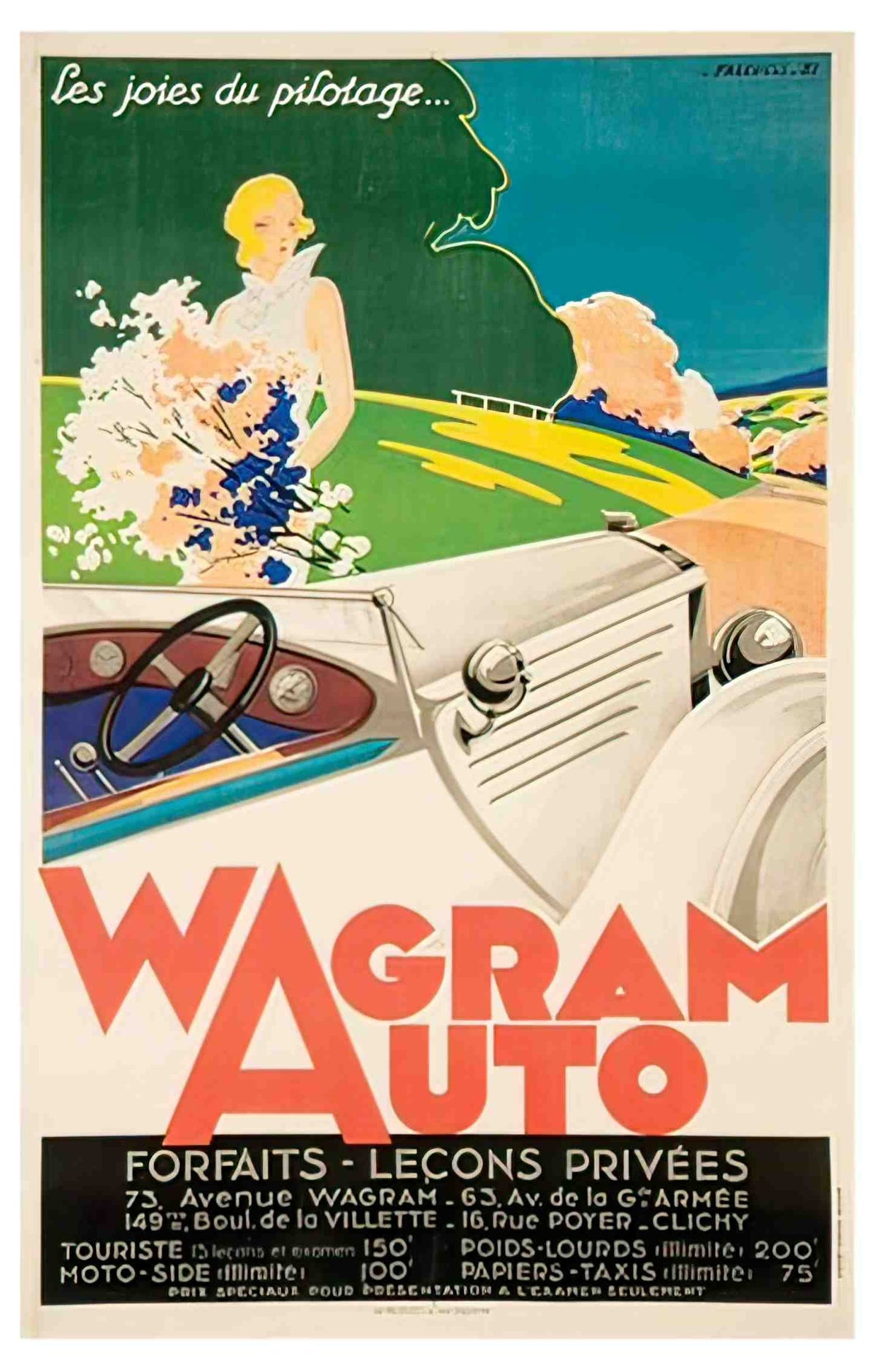 WagramFalcucci Advert A4 Photo Print