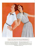 Waistbands Diner Women Vintage Retro Advert Ads A4 Photo Print
