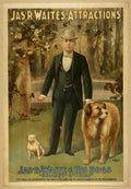 Waite Dogs Nero Vintage Retro Advert Poster A4 Photo Print