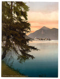 Walchensee general view Upper Bavaria Vintage A4 Photo Print