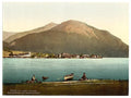 Walchensee with Herzogstand Upper Bavaria Vintage A4 Photo Print