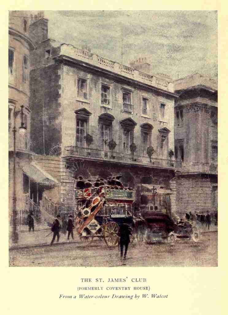 Walcot William 1874 1943 London Clubs 1911 Vintage A4 Photo Print
