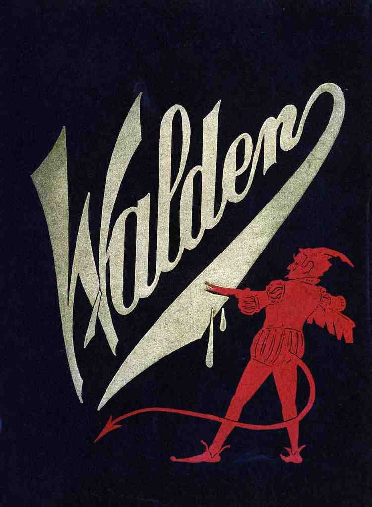 Walden Magic Magician Vintage A4 Photo Print