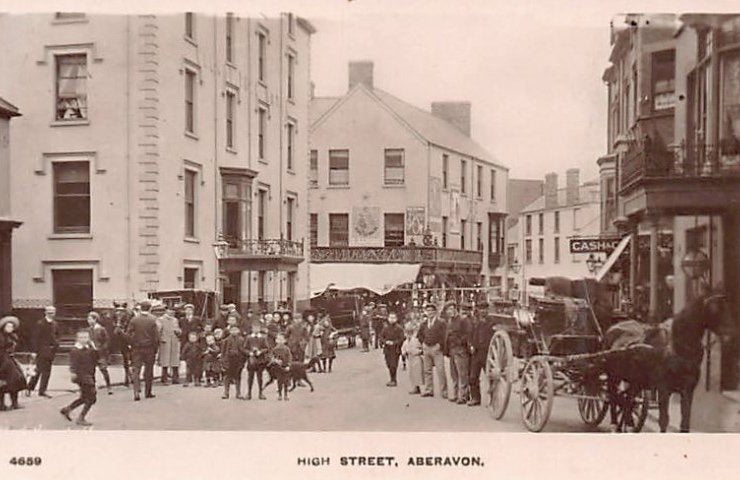 Wales Aberavonhigh Street Vintage A4 Photo Print