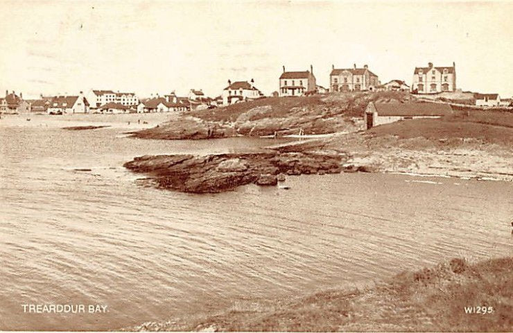 Wales Anglesey Trearddur Bay Vintage A4 Photo Print