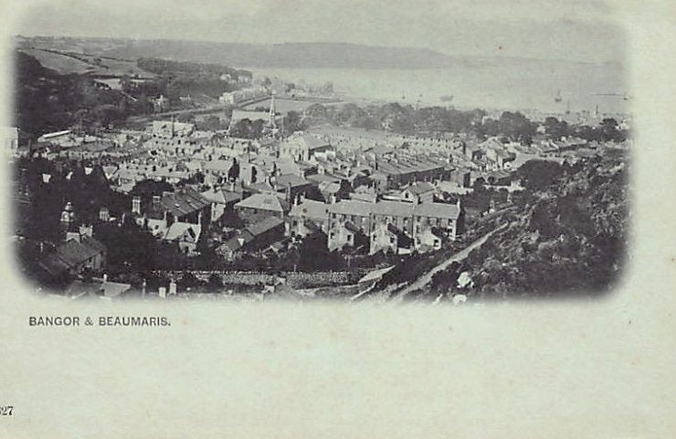 Wales Bangor Gwynedd Beaumaris By Night Vintage A4 Photo Print