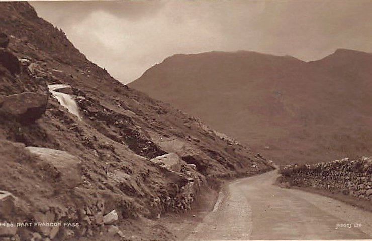 Wales Caernarvonshire Nant Ffrancon Pass Vintage A4 Photo Print