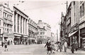 Wales Cardiff Queen Street From West Vintage A4 Photo Print