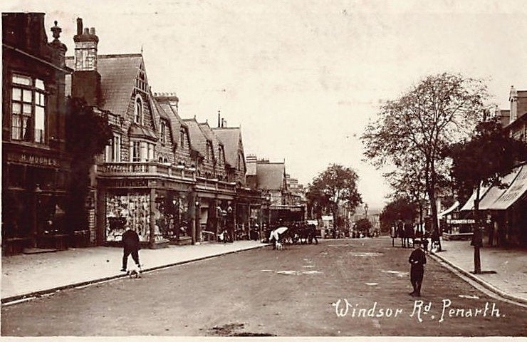 Wales Glamorgan Penarth Windsor Rd Vintage A4 Photo Print