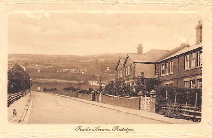 Wales Prestalyn Denbighshire Pendre Avenue Vintage A4 Photo Print
