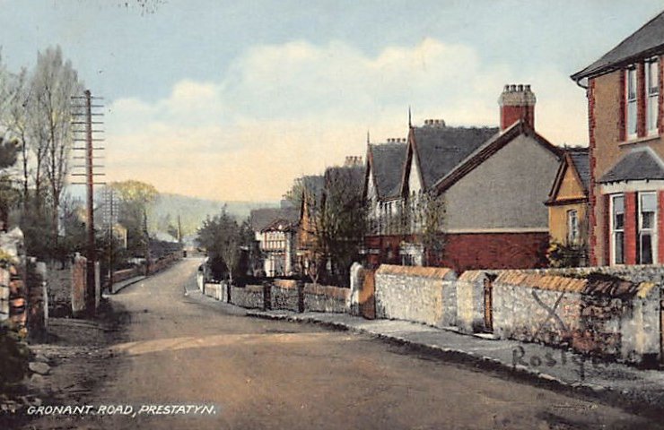 Wales Prestatyn Gronant Road Vintage A4 Photo Print