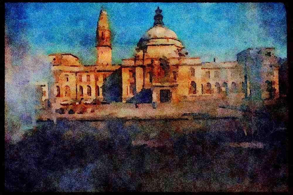 Wales UK GB 095004 Cardiff City Hall A4 Limited Edition Watercolour Print