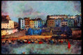 Wales UK GB 095030 Tenby Harbor A4 Limited Edition Watercolour Print