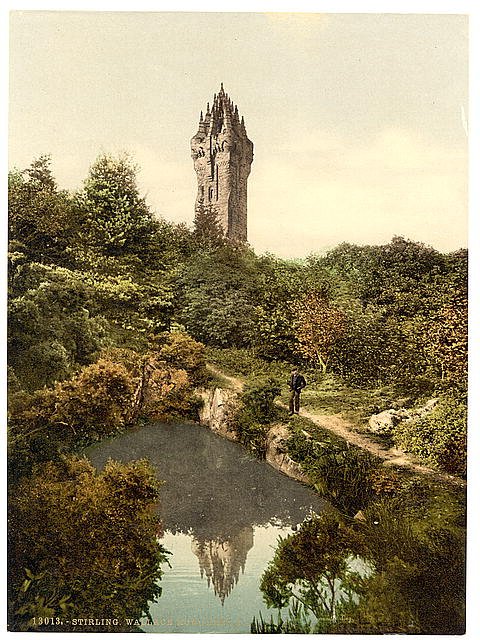 Wallace Statue II Stirling Vintage A4 Photo Print