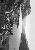Wallenstadt Lake Weesen St Gall 07757u BW A4 Photo Print
