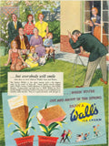 Walls Ice Cream 1950s Vintage Retro Advert Poster