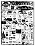 Walmart Christmas Flyer Newspaper Vintage Retro Advert Poster