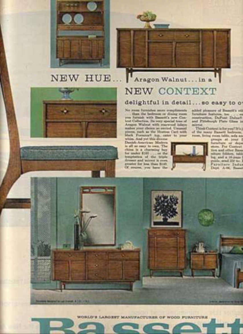 Walnut Sideboard Dresser Vintage Retro Advert Ads A4 Photo Print