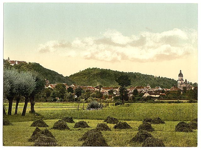 Waltershausen Thuringia Vintage A4 Photo Print