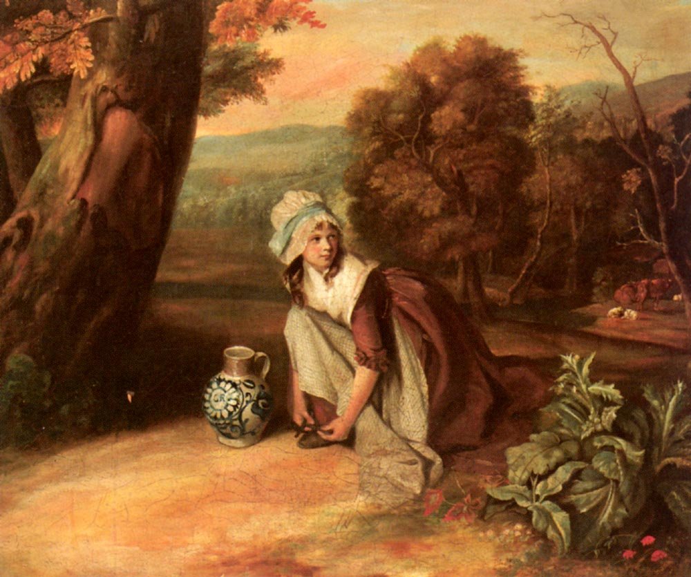 Walton Henry A Country Maid Art A4 Photo Print
