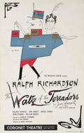 Waltz ToreadorsThearte Vintage Retro Advert Poster