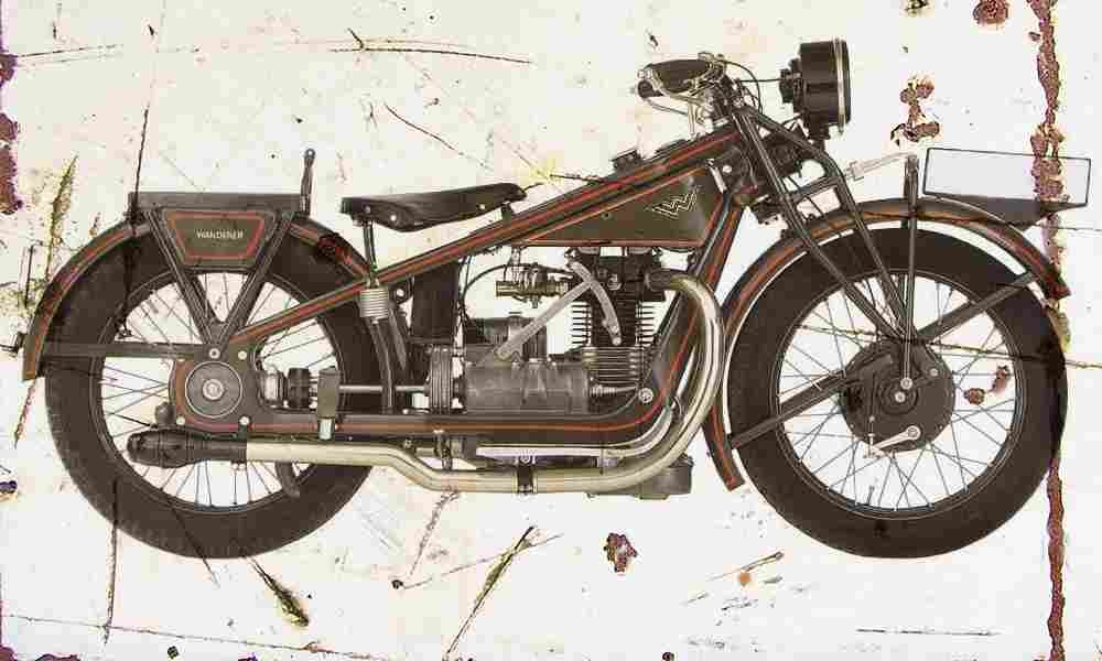 Wanderer 500 1930 Aged Vintage A4 Photo Print