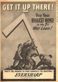 War Bond Arrow Vintage Retro Advert Ads A4 Photo Print