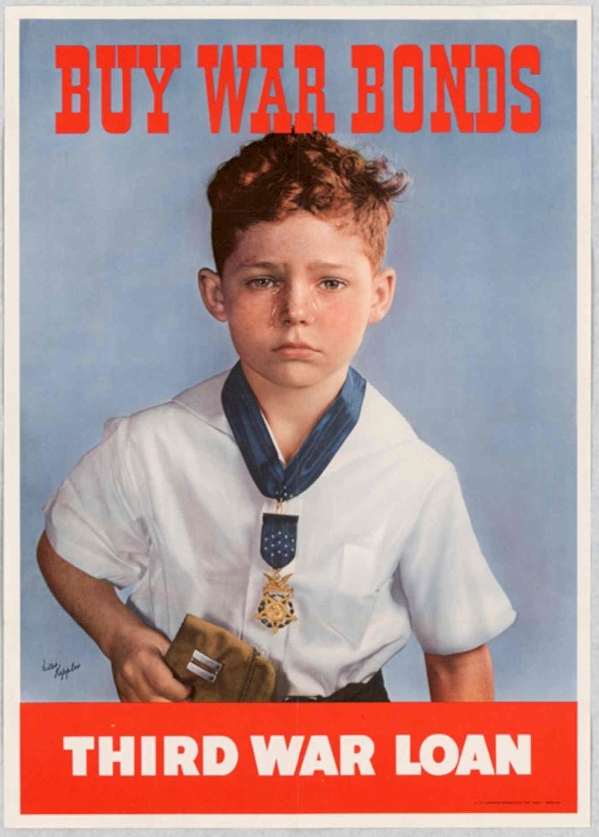 War Bond Child American World War II Advert Poster