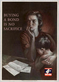 War Bond Family 1 American World War II Advert Poster