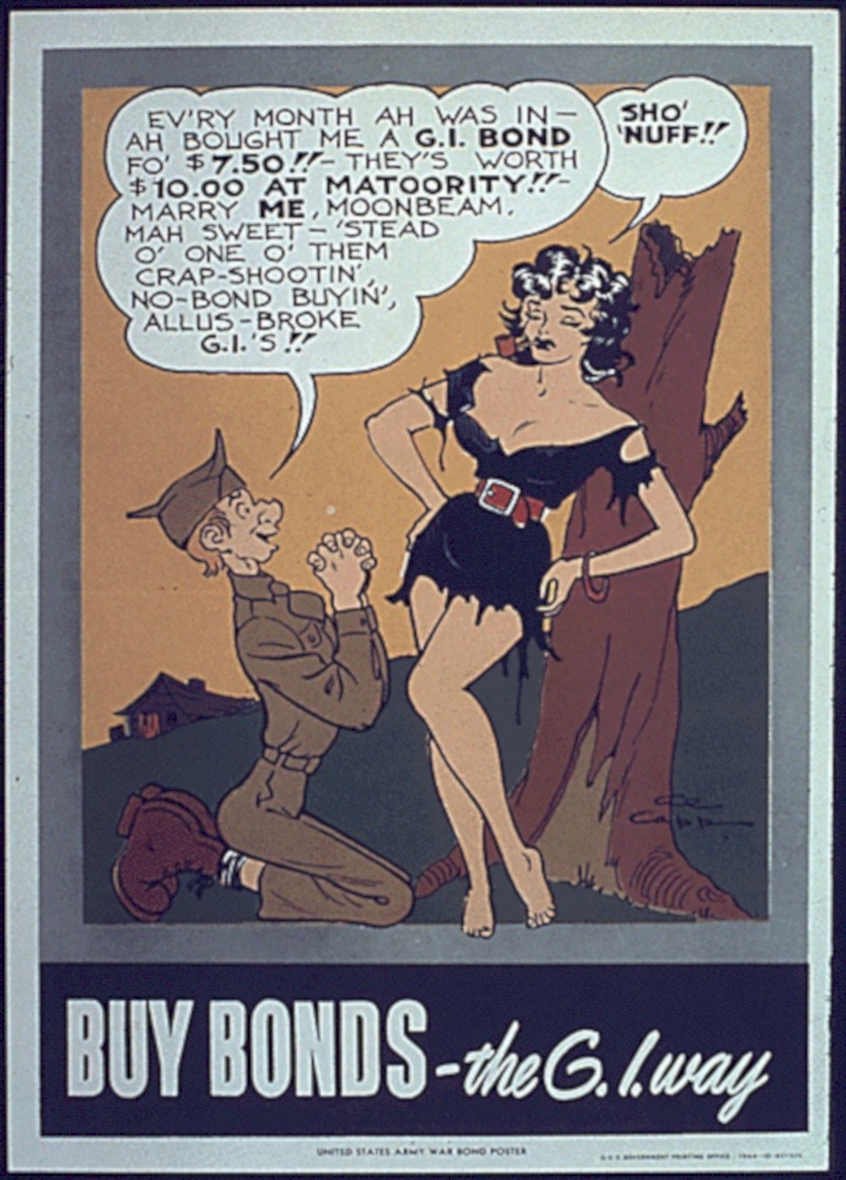 War Bond Soldier Vintage Retro Advert Ads A4 Photo Print