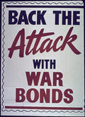 War Bonds Attack Vintage Retro Advert Ads A4 Photo Print